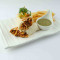 Paneer Tikka Wrap With Onion Tomato Green Pimento Mint Chutney