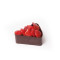 Chocolate Strawberry Belgian Slice