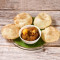 Luchi (4 Pcs) Mutton Dakbangla (2 Pcs 1 Egg)