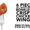 Boneless Wings (6 Pcs)