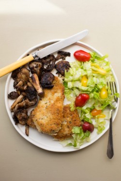 Champignon Schnitzel