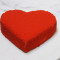 Naked Red Velvet Heart Cake Eggless