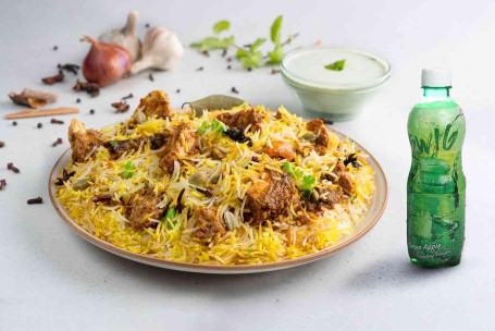 Kylling Dum Biryani Drink Combo