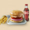 Aloo Tikki Burger Almindelig Fries Cola 250 Ml