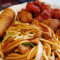 D7. Chicken Chow Mein Sweet And Sour Pork Combo Jī Chǎo Miàn Tián Suān Zhū Tào Cān