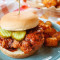 Hot Chicken Strips Burger