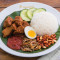 Nasi Lemak Med Beef Rendang