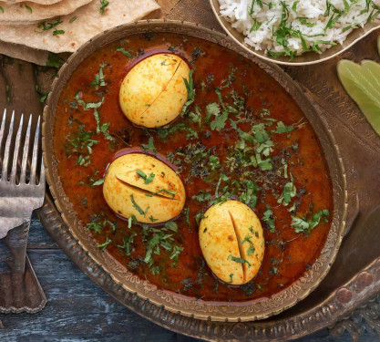 Egg Curry With Mutton Gravy