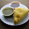 Bread Pakora(With Kadhi+Chatni)