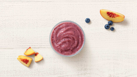 Peach Blueberry Smoothie Med Mandelmælk