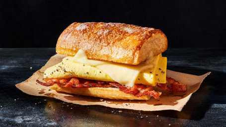 Bacon, Rørægsost På Ciabatta