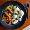 Egg White With Steamed Veggies