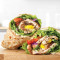 Creamy Mediterranean Roast Chicken Wrap