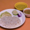 Plain Rice Dal, Chutney, Boiled