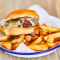 Kids Fritter Burger Andchips V