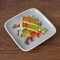 Rainbow Skittle Cake Slice