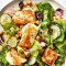 Halloumi With Mixed Olives Salad