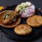 Deep Fried Litti(2 Pcs) Chicken(2 Pcs)