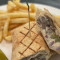 Lamb Kafta Kabab Sandwich Fries