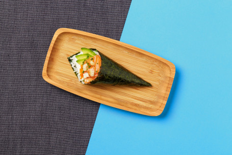 Salmon Avocado Temaki Piece)