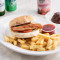 Chicken Schnitzel Burger Chips