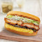 Hǎi Tái Cuì Jī Huáng Hòu Bǎo Brioche Burger With Seaweed And Crispy Chicken