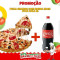 Pizza Grande Com Borda Mais Cocacola 2L