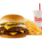 #1 Triple Steakburger Combo