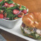 Sonoma Chicken Salad Croissant With Strawberry Salad