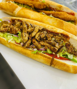 Kylling Shawarma Baguette