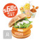 Ebi Burger Med Fisk Combo For 1 Yú Liǔ Xiā Bǎo Yī Rén Cān