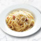 Bacon Mushroom Spaghetti With Carbonara Sauce Kǎ Bāng Ní Mó Gū Yān Ròu Yì Fěn