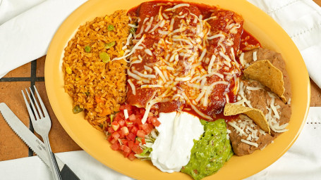 Red Enchiladas (Enchiladas Rojas)