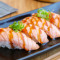 Aburi Salmon Nigiri (4 Stykker)