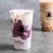 Sweet Taro Sago With Latte