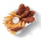 Honey Bbq Sauced Tossed Chicken Strip Basket (6 Pieces)