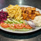 Chicken Kebab Chips And Salad