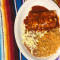 5. Two Beef Enchiladas, Rice Beans