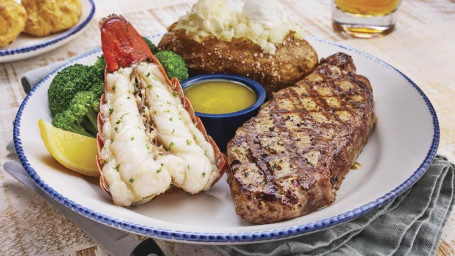 Surf Turf Maine Lobster Tail 12 Oz. Ny Strip