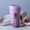 Taro Milk Drink With Red Beans