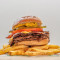 Smashed Beef Burger And Fries