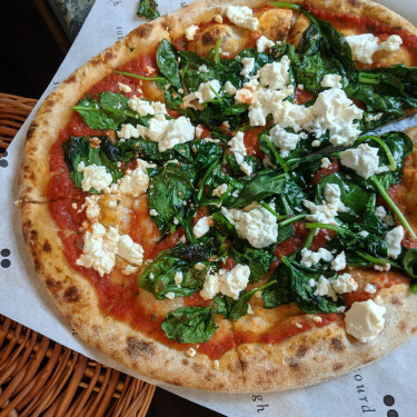 Feta, Spinach, Tomato Sauce, Mozzarella