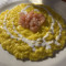 Saffron Risotto With Squacquerone Cheese And Raw Red Prawn*