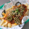 Shāo Kǎo Lā Ròu Qǐ Sī Shǔ Tiáo Pèi Mò Xī Gē Là Jiāo Bbq Pulled Meat Cheese Fries With Jalapeno