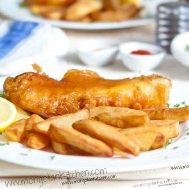 Øl Forslåede Fish Chips