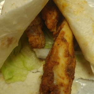 Cajun Kylling Wrap