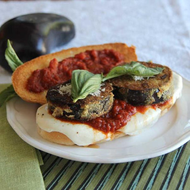 Aubergine Parmesan Sub