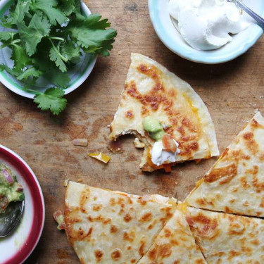 Kylling Cheddar Quesadillas