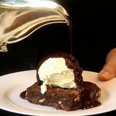 Chokolade Brownie Sundae