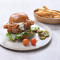 Fried Chicken Burger Xiāng Cuì Zhà Jī Niú Yóu Guǒ Hàn Bǎo Pèi Shǔ Tiáo